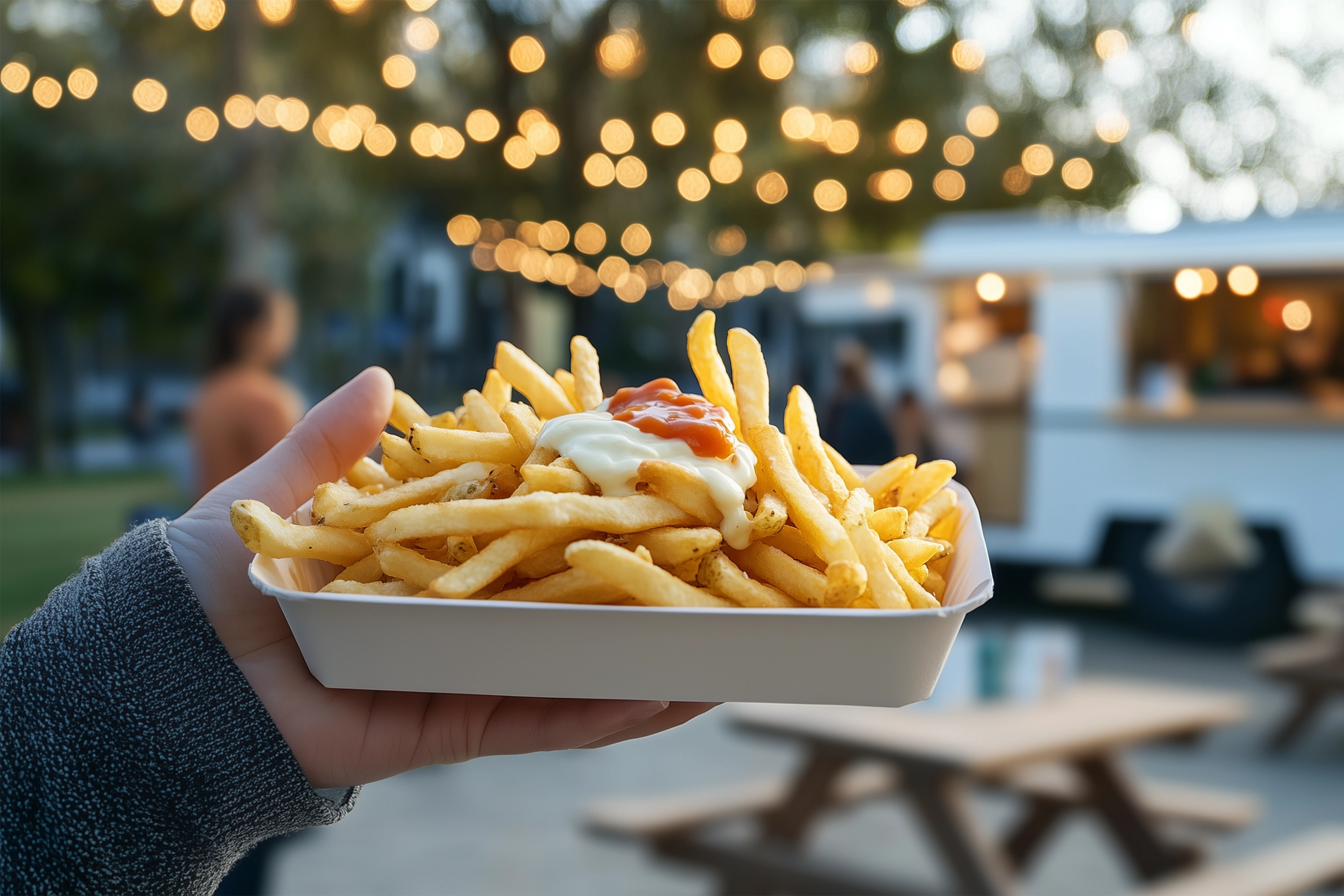 Frieten met saus bij Frietmeesters